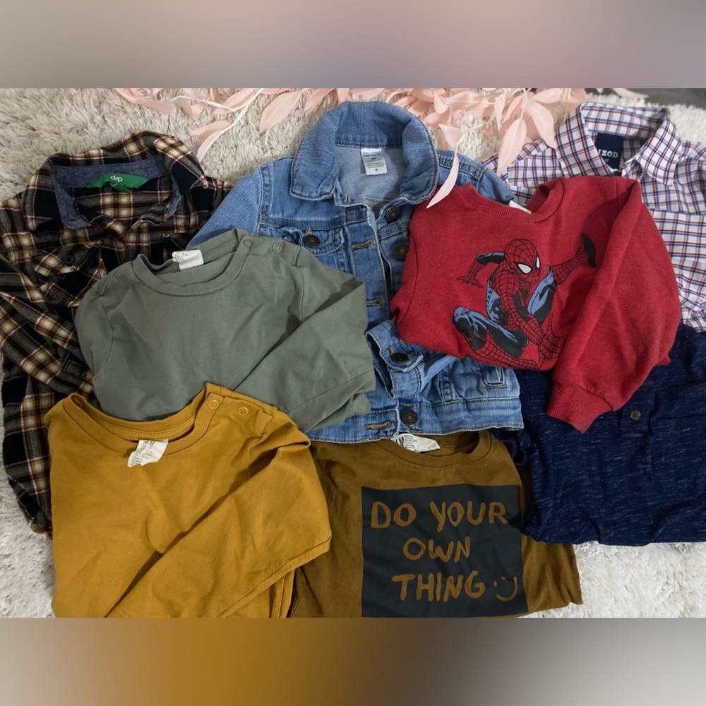 2T Boy Toddler Bundle tops